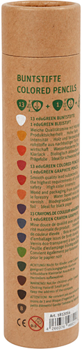 Edu Green Jumbo Kleurpotloden Set Koker 12 stuks-3