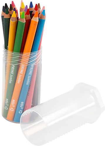 Edu Jumbo Kleurpotloden Set 18 stuks