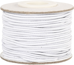 CC-Elastikschnur 1 mm 25 m weiß