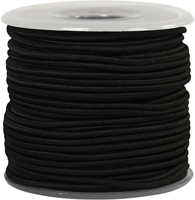 CC Elastiek Koord 2 mm 25 m Zwart