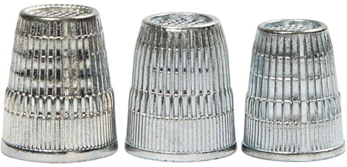 CC Vingerhoedjes 3 stuks Zilver