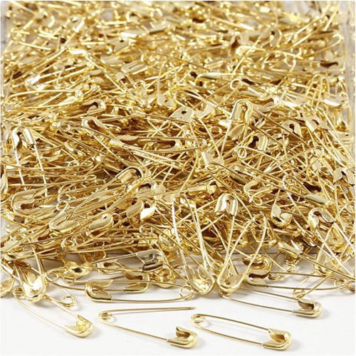 CC Veiligheidsspelden 22 mm 500 stuks Goud