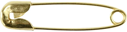 CC Sicherheitsnadeln 22 mm Gold 100 Stück