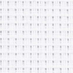 CC Aida Fabric, white, size 50x50 cm, 43 squares per 10cm , 1 pc
