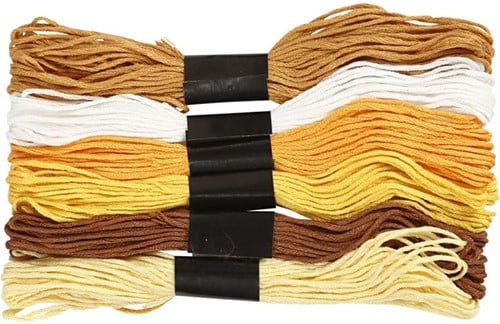 CC Creotime Borduurgaren 1 mm Goud 6 stuks