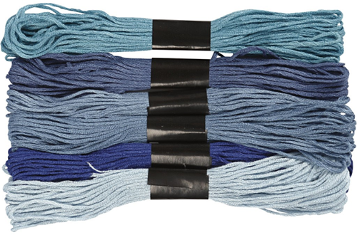 CC Borduurgaren 1 mm Blauw 6 stuks