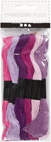 CC Embroidery Floss, purple, thickness 1 mm, 6 bundle/ 1 pack-2