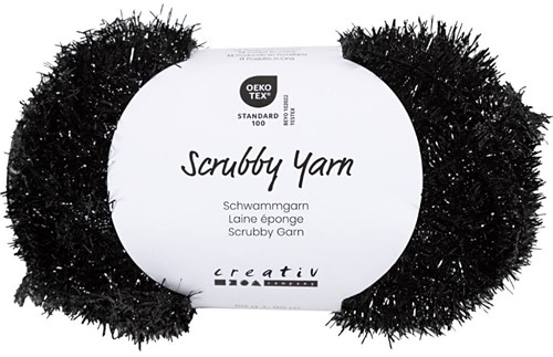 CC Scheuerschwammgarn Schwarz 50 g
