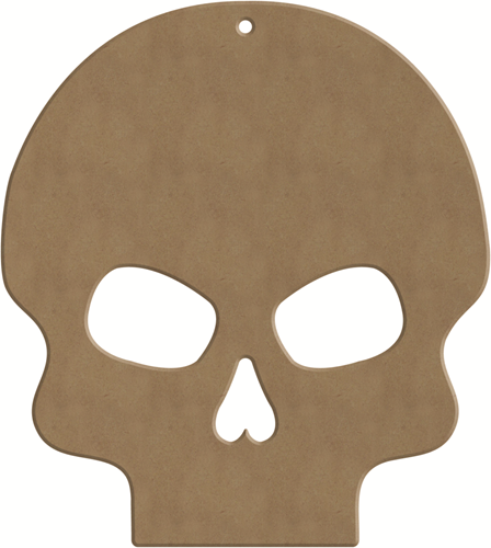 Gomille MDF Figuur 15x17 cm Schedel