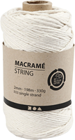 CC Macramé cord, off-white:, L: 198 m, Dia. 2 mm, 330 g/1 roll-3