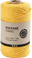 CC Macramékoord 2 mm 198 m Geel-2