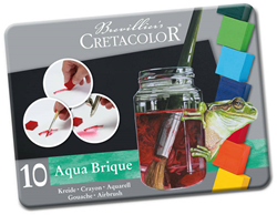 Cretacolor Aqua Brique Watercolor Paint Set 10 Pan