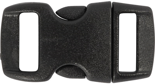 CC Click Clasp, black, L: 29 mm, W: 15 mm, hole size 3x11 mm, 4 pc/ 1 pack