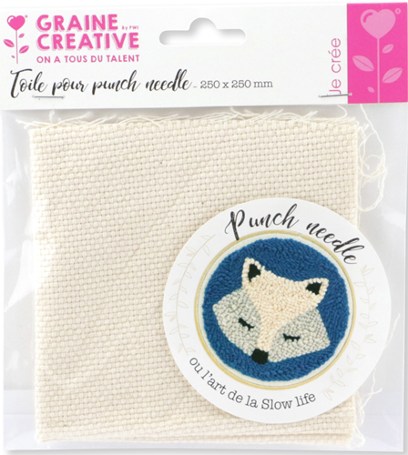 GC Katoenen Punch Needle Stof 25x25 cm