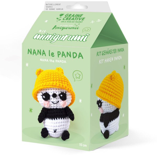 GC Amigurumi Haakpakket Nana de Panda 10 cm