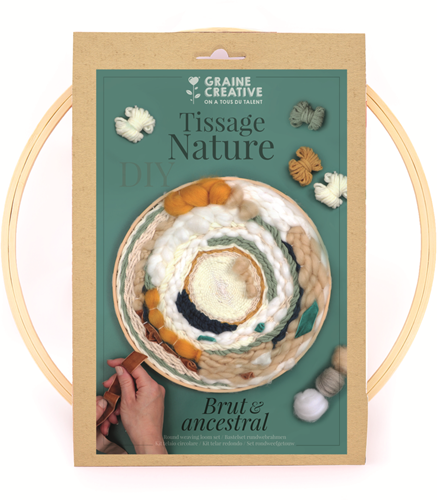 GC Weefset Rond Natuur 30 cm