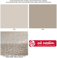 TAC Vintage Kreidefarben-Set Beige mit Crackle Medium-2