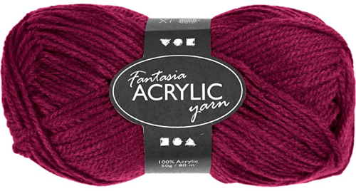 CC Fantasia Acrylgaren 50gr Fuchsia