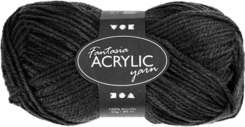 CC Fantasia Acrylgaren 50gr Zwart