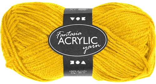 CC Fantasia Acrylgaren 50gr Geel