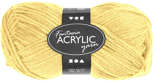 CC Fantasia Acrylgaren 50gr Licht Geel
