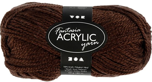 CC Fantasia Acrylgaren 50gr Bruin