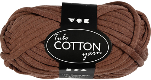 CC Tube Katoengaren 100gr Bruin
