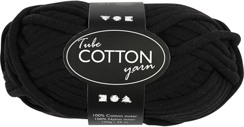 CC Tube Katoengaren 100gr Zwart
