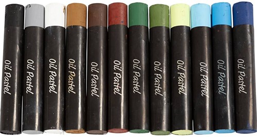 CC Oliepastels Natuurlijke Kleuren 12 stuks