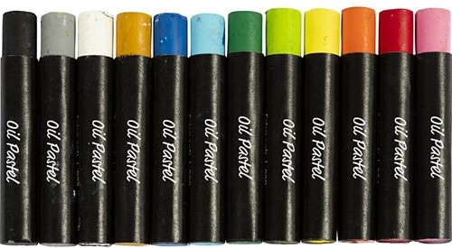 CC Ölpastellkreiden Standardfarben, 12er-Pack