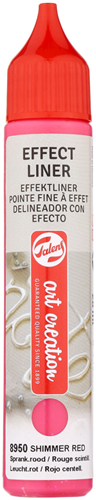 TAC Effect liner 28 ml Sprankelend Rood