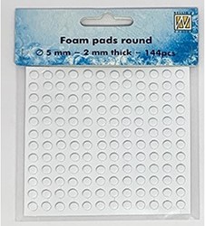 Nellie Snellen Foam Pads Round 5 mm