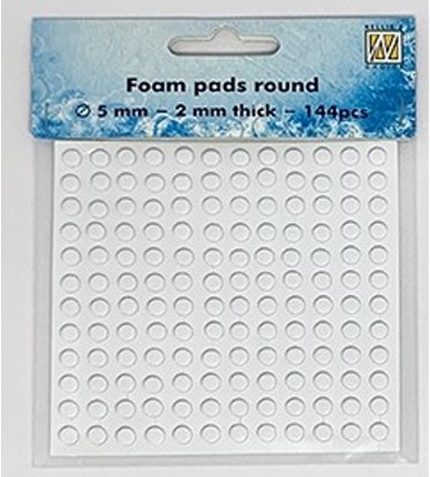 Nellie Snellen Foam Pads Rond 5 mm 