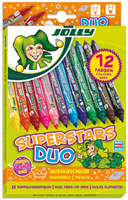 Jolly Superstar Duo Markers 12 Farben