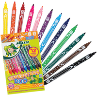 Jolly Superstar Duo Markers 12 Farben-2