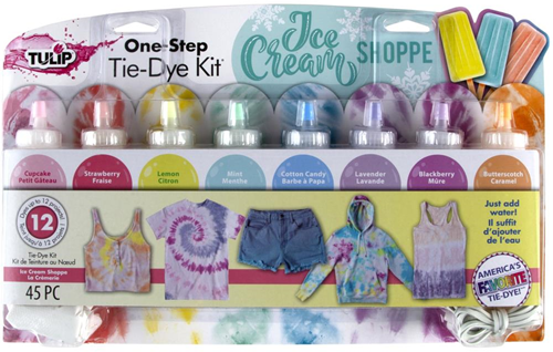 Tulip One Step Tie-Dye Kit Ice Cream Shop 8 kleuren
