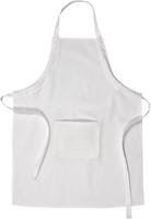 CC Baumwollschürze mit Tasche M-XL cm Weiß