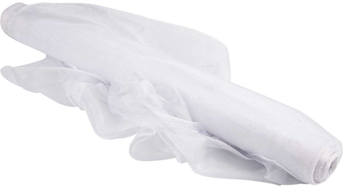 CC Organza Stof 10 m Wit