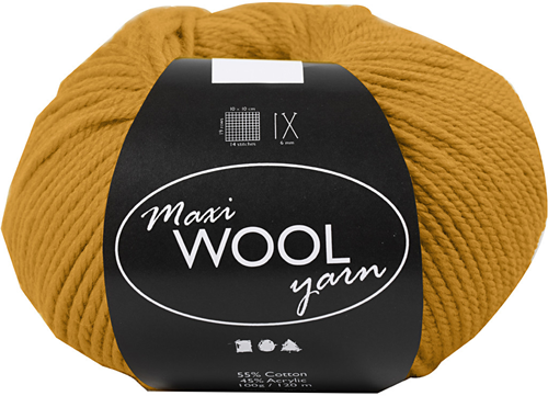 CC Maxi Wolgaren 100 gr Donkergeel