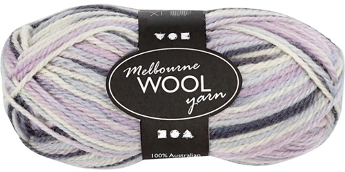 CC Melbourne Wolgaren 50gr Multigekleurd Pastel