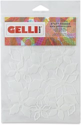 Gelli Arts Poinsettia Stencil 12.7 x 17.8cm