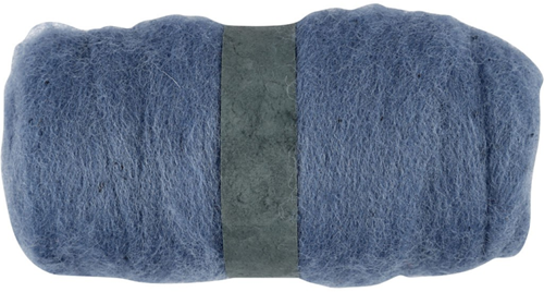 CC Gekaarde Wol 100gr Lucht Blauw