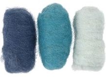 CC Creotime Gekaarde Wol Set 3x10gr Blauw