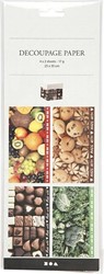 CC Decoupage-Papier Food 25 x 35 cm 8 Blatt