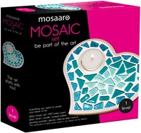 Mosaic Candle Holder Heart MA1011