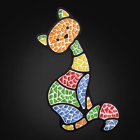 Mosaaro Mosaik-Set Katze MA3002-2