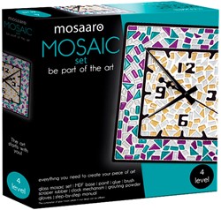 Mosaaro Mozaiek set Vierkanten Klok MA4002