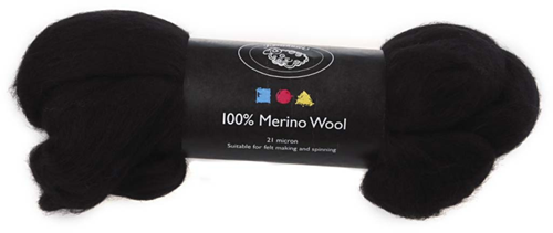 CC Merino Wol 100gr Zwart