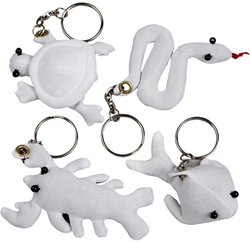 CC Creepy-Crawly met sleutelring 4 Stuks