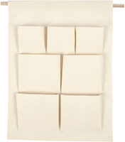 CC Hanging Organiser, light natural, H: 46 cm, W: 34 cm, 1 pc